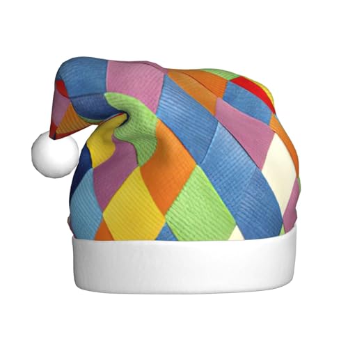 NBRIEU Weihnachtshut mit buntem Karomuster, Zubehör und Geschenke für Neujahrspartys NBRIEU Weihnachtshut mit buntem Karomuster, Zubehör und Geschenke für Neujahrspartys von NBRIEU