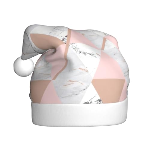 NBRIEU Weihnachtshut mit rosa und goldenem Marmormuster, Partyzubehör und Geschenke für das neue Jahr NBRIEU Weihnachtshut mit rosa und goldenem Marmormuster, Partyzubehör und Geschenke für das neue Jahr von NBRIEU