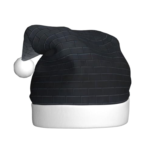 NBRIEU Weihnachtshut mit schwarzem Ziegelstein-Design, festliche Dekoration, Zubehör und Geschenke für Neujahrspartys NBRIEU Weihnachtshut mit schwarzem Ziegelstein-Design, festliche Dekoration, Zubehör und Geschenke für Neujahrspartys von NBRIEU