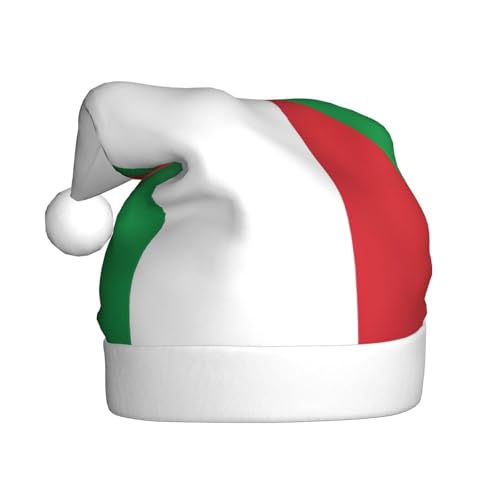 NBRIEU Weihnachtsmütze mit italienischem Flaggenaufdruck, festliche Dekoration und Neujahrsgeschenke NBRIEU Weihnachtsmütze mit italienischem Flaggenaufdruck, festliche Dekoration und Neujahrsgeschenke von NBRIEU