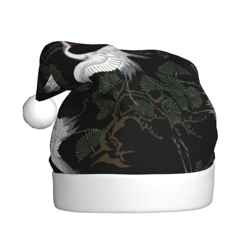 NBRIEU Weiße Kranich-Aufdruck, festliche Dekoration, Weihnachtsmütze, Neujahrsparty-Zubehör und Geschenke NBRIEU Weiße Kranich-Aufdruck, festliche Dekoration, Weihnachtsmütze, Neujahrsparty-Zubehör und Geschenke von NBRIEU