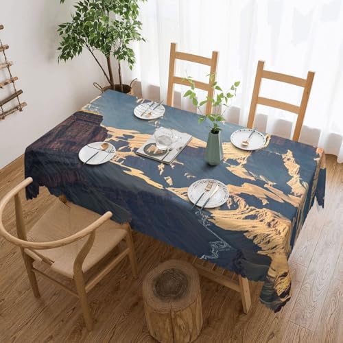 NBSKSDLK Grand Canyon Arizona Tischdecke, rechteckig, wasserdicht, schmutzabweisend, knitterfrei, dekorativ, wiederverwendbar, Polyester-Tischdecken für Hochzeit, Party, Bankett, 137 x 183 cm NBSKSDLK Grand Canyon Arizona Tischdecke, rechteckig, wasserdicht, schmutzabweisend, knitterfrei, dekorativ, wiederverwendbar, Polyester-Tischdecken für Hochzeit, Party, Bankett, 137 x 183 cm von NBSKSDLK