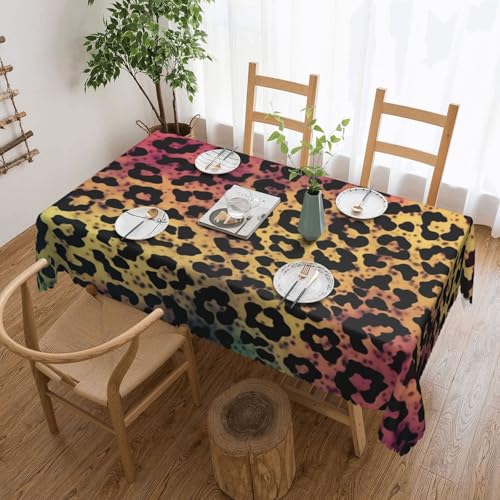 NBSKSDLK Tischdecke, rechteckig, wasserdicht, schmutzabweisend, knitterfrei, dekorativ, wiederverwendbar, Polyester-Tischdecken für Hochzeit, Party, Bankett, 137 x 183 cm NBSKSDLK Tischdecke, rechteckig, wasserdicht, schmutzabweisend, knitterfrei, dekorativ, wiederverwendbar, Polyester-Tischdecken für Hochzeit, Party, Bankett, 137 x 183 cm von NBSKSDLK