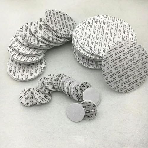 100 Stück 20 mm - 101 mm schwarzer druckempfindlicher Schaumstoff-Verschlussdeckel-Innenfutter für Kosmetikdosen-Flaschen-61,5 mm von NBVGVGGT