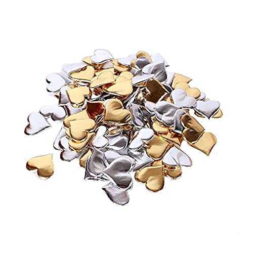 NC 100Pcs Herzform Blütenblätter Konfetti Schwamm Streuen Herz Konfetti Dekoration Valentinstag Geburtstag Hochzeit Verlobung Brautdusche Weihnachten Erntedankfest Neujahr Party Schwamm Herzen von NC