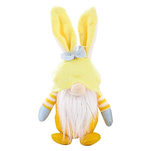 Ostern Deko Wichtel Handgemachte, Plüsch Osterhasen Zwerg, Frühlingdeko Handgemachte Osterpuppe Geschenke Osternschmuck, Hase Deko Tischdekoration, für Kinder Home Decorations Familie Innen Draußen Ostern Deko Wichtel Handgemachte, Plüsch Osterhasen Zwerg, Frühlingdeko Handgemachte Osterpuppe Geschenke Osternschmuck, Hase Deko Tischdekoration, für Kinder Home Decorations Familie Innen Draußen von NCQiFei