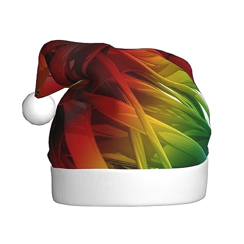 NDDCEDEW Bunte bedruckte Weihnachtsmütze für Erwachsene, Unisex, Weihnachtsmütze, lustiger Urlaubsmütze für Weihnachten, niedlicher festlicher Hut für Weihnachten NDDCEDEW Bunte bedruckte Weihnachtsmütze für Erwachsene, Unisex, Weihnachtsmütze, lustiger Urlaubsmütze für Weihnachten, niedlicher festlicher Hut für Weihnachten von NDDCEDEW