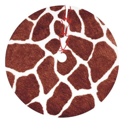 Weihnachtsbaum-Rock, 76,2 cm, Giraffen-Punkt-Druck, verdickte Baumröcke, Matte für Urlaubsparty Weihnachtsbaum-Rock, 76,2 cm, Giraffen-Punkt-Druck, verdickte Baumröcke, Matte für Urlaubsparty von NDDCEDEW