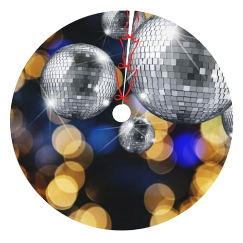 Weihnachtsdekoration, Baumrock, 76,2 cm, Ballsaal-Druck, verdickte Baumröcke, Matte für Urlaubsparty von NDDCEDEW