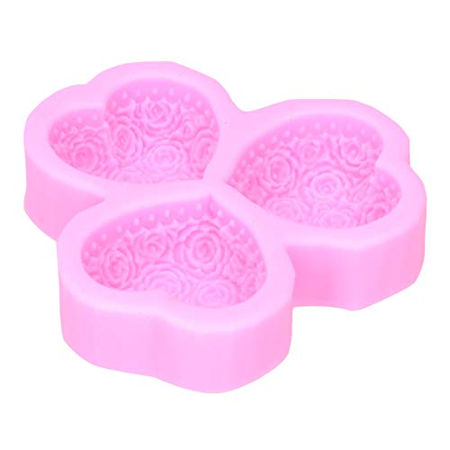 NDNCHC 3 Hohlraum herzförmige Seifeform, 1,2 -Zoll -Tiefe Silikonkuchenform, handgefertigte Dessertsform, Form für Seife Making DIY NDNCHC 3 Hohlraum herzförmige Seifeform, 1,2 -Zoll -Tiefe Silikonkuchenform, handgefertigte Dessertsform, Form für Seife Making DIY von NDNCZDHC