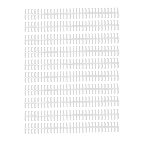 NDNCZDHC 10 Stück Binderücken, 30 Löcher, Loseblatt-Binderücken, 10 Mm, 65 Blatt, Buchbinder, Kunststoff-Bindekämme Für Studentenbüro(transparent) von NDNCZDHC