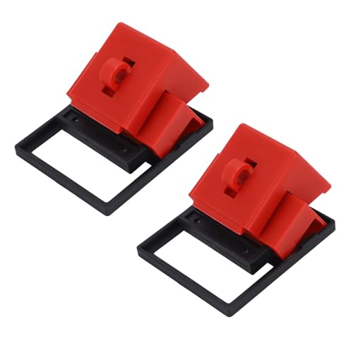 NDNCZDHC 2PCS -Klemme auf Leistungsschalterschloss, BD - D12 Bite Design Abnehmbares Lockout -Tagout -Kit für abschließbare Griffbreite weniger als 42 mm von NDNCZDHC