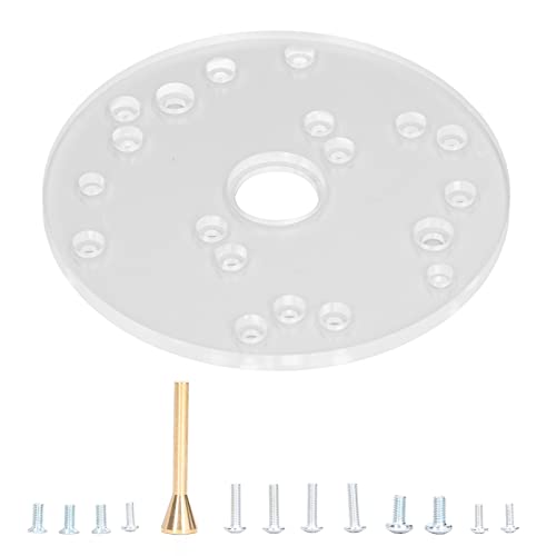 NDNCZDHC 63 mm / 2,48 Zoll Zentrierstiftlänge Router-Grundplatte, 6,5 Zoll Durchmesser, 1/4 Dicke, Messing-Router-Führungsbuchsen NDNCZDHC 63 mm / 2,48 Zoll Zentrierstiftlänge Router-Grundplatte, 6,5 Zoll Durchmesser, 1/4 Dicke, Messing-Router-Führungsbuchsen von NDNCZDHC
