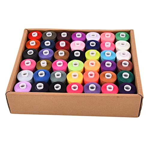 NDNCZDHC Nähmaschine Gewinde 1000 Yards 42 Farben Polyester Gewinde für Nähmaschine Stickerei Gewinde Kit NDNCZDHC Nähmaschine Gewinde 1000 Yards 42 Farben Polyester Gewinde für Nähmaschine Stickerei Gewinde Kit von NDNCZDHC