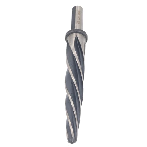 NDNCZDHC Reibahlenbohrer, 3/4 Zoll, konischer Bohrer, Hss6542 M2, Brückenreibahle, 5-Flöten-Reibahlenwerkzeug für Stahl, Legierung, Metall, Holz, Kunststoff NDNCZDHC Reibahlenbohrer, 3/4 Zoll, konischer Bohrer, Hss6542 M2, Brückenreibahle, 5-Flöten-Reibahlenwerkzeug für Stahl, Legierung, Metall, Holz, Kunststoff von NDNCZDHC
