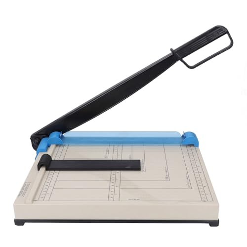 NDNCZDHC SL-A4 Papierschneider, 16 Blatt A4 Papierschneidekapazität Papierschneider 320 x 250 mm Schneidebereich Kartonschneider von NDNCZDHC