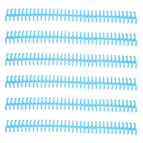 Ndnczdhc 10pcs abnehmbare Bindungsschleife, 34 Loch 12 mm / 0,47 Zoll Innendurchmesser 12mm 85 Blätter Kunststoffspiralbindungsspulen (Blau) von NDNCZDHC