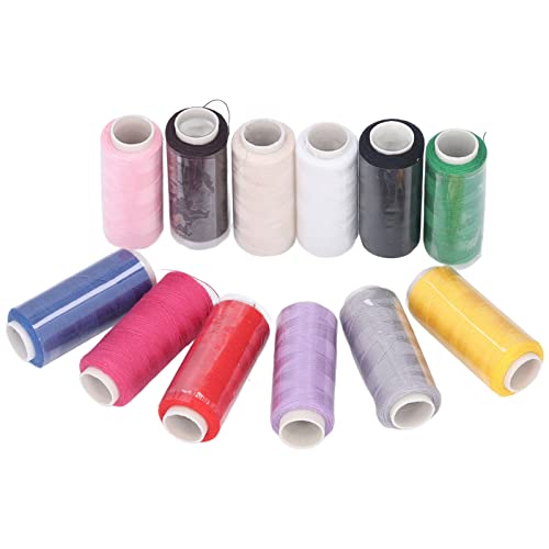 Ndnczdhc 12 Farbnähungsgewinde, 250 Yards Nähmaschinengewinde, 2,2 -Zoll -Polyester kleine Gewinde für die Nähmaschine Ndnczdhc 12 Farbnähungsgewinde, 250 Yards Nähmaschinengewinde, 2,2 -Zoll -Polyester kleine Gewinde für die Nähmaschine von NDNCZDHC