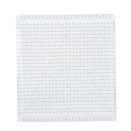 Ndnczdhc 12in Quadrat Quilt -Lineal, Nähen von Quiltvorlagen, Stoffschneidelurer, transparenter Acryllineer für Stoff präzise Schneiden von NDNCZDHC