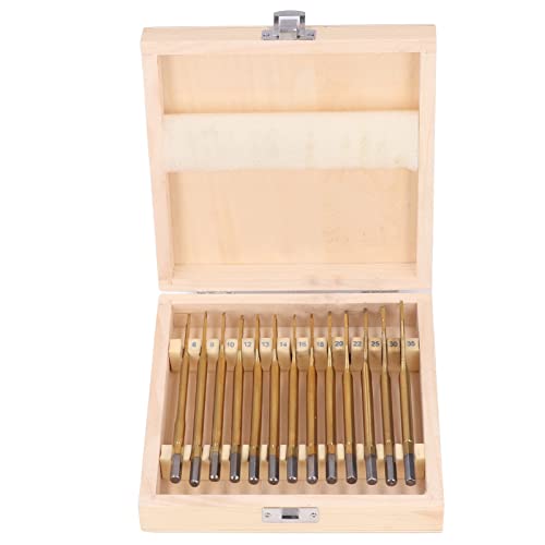 Ndnczdhc 13pcs Holzbearbeitung flacher Bit, 150 mm Länge 1 / 4in Hex Shank Spatenbohrbohrer Set für Holz, PVC, Aluminium von NDNCZDHC