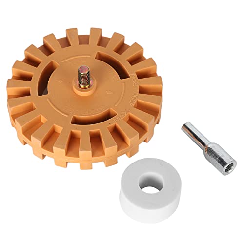 Ndnczdhc 4in pneumatischer Klebstoffentferner, 20 mm / 0,8 -Zoll -Dicke schneller Entferner mit Adaptergummi -Radierrad Rad von NDNCZDHC