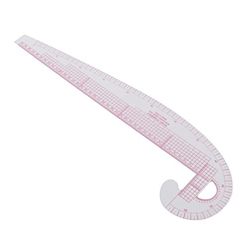 Ndnczdhc 58 cm gekrümmter Herrscher, Komma -Form -Kurvenherrscher, Nählineer für Musterherstellung, Plastik -Zeichnen -Kleidung für Schneiderdesigner von NDNCZDHC