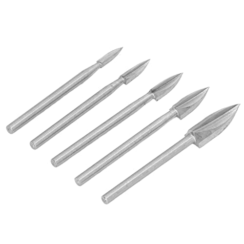 Ndnczdhc Holzschnitzwerkzeuge für Rotationswerkzeug, 5pcs HSS -Holzbearbeitungswerkzeuge, Gravurbohrer Bit Set 3 Flötenholz -Gravur -Werkzeug für Modellherstellung Ndnczdhc Holzschnitzwerkzeuge für Rotationswerkzeug, 5pcs HSS -Holzbearbeitungswerkzeuge, Gravurbohrer Bit Set 3 Flötenholz -Gravur -Werkzeug für Modellherstellung von NDNCZDHC
