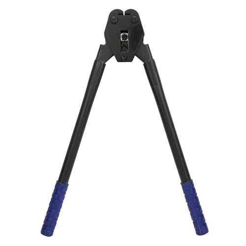 Ndnczdhc Manual Packer -Zange, 45 Stahlbänder Crimper 48.5x12.5 x 5 cm langes Griff -Design -Handwerkzeug für 16 bis 19 mm Gurtbreite von NDNCZDHC