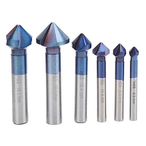 Ndnczdhc Schamfer Bit 6pcs End Mill 6.3 8,3 10.4 12,4 16,5 20,5 mm Wolfram -Stahl -Debring -Werkzeug für Holz, Leichtmetallstähle, gehärtete Stähle Ndnczdhc Schamfer Bit 6pcs End Mill 6.3 8,3 10.4 12,4 16,5 20,5 mm Wolfram -Stahl -Debring -Werkzeug für Holz, Leichtmetallstähle, gehärtete Stähle von NDNCZDHC