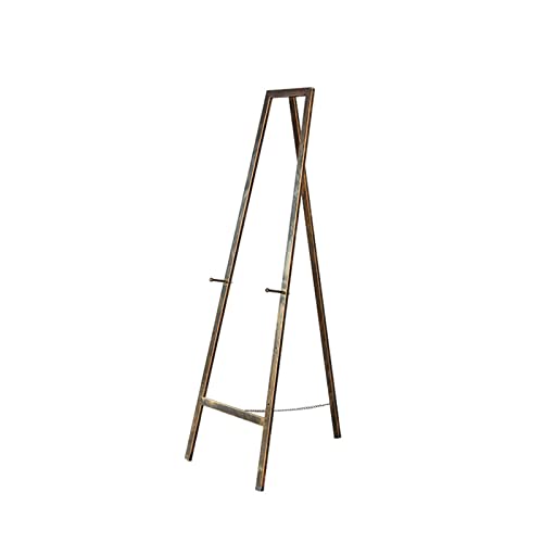120 cm/150 cm hohe Staffelei, goldfarben, Eisen, zusammenklappbar, tragbar, Künstlerstaffelei, stabile Studio-Staffelei für Innen- und Außenbereich, Skizzieren, verstellbare Höhe 120 cm/150 cm hohe Staffelei, goldfarben, Eisen, zusammenklappbar, tragbar, Künstlerstaffelei, stabile Studio-Staffelei für Innen- und Außenbereich, Skizzieren, verstellbare Höhe von NDRFAWY