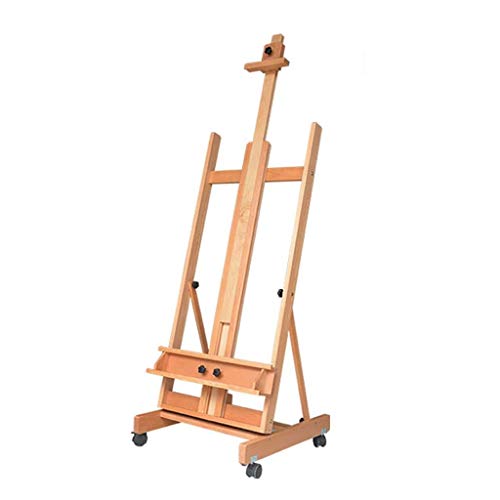 Multifunktions-Staffelei, Präsentationsständer, Studio, Lehrboden, professionelle Staffelei, Platz beim Malen, elegant, vielseitig, Tischrad, Zeichenbrett, Holz von NDRFAWY