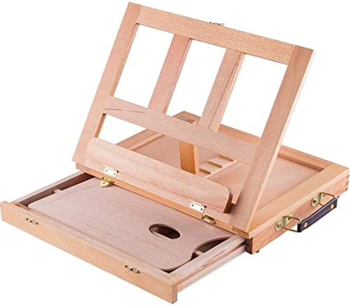 Tragbare Tischstaffelei mit Schublade, verstellbare Schreibtischstaffelei, multifunktionale Bastelarbeitsstation für Künstler, Display, Malstaffelei Tragbare Tischstaffelei mit Schublade, verstellbare Schreibtischstaffelei, multifunktionale Bastelarbeitsstation für Künstler, Display, Malstaffelei von NDRFAWY