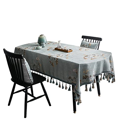 Chinesische ovale Tischdecke, europäische rechteckige Tischdecke, Heim-Couchtisch, Tischdecke (Farbe: A, Größe: 130 x 240 cm) HGCHH von NEAFP