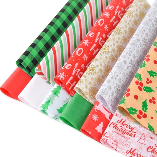 NEBURORA 120 Blatt Weihnachts seidenpapier 50x 35 cm, Weihnachts Seidenpapier für frohe Weihnachten, Feiertags-Party-Dekorationen, Geschenktüten, DIY Basteln NEBURORA 120 Blatt Weihnachts seidenpapier 50x 35 cm, Weihnachts Seidenpapier für frohe Weihnachten, Feiertags-Party-Dekorationen, Geschenktüten, DIY Basteln von NEBURORA
