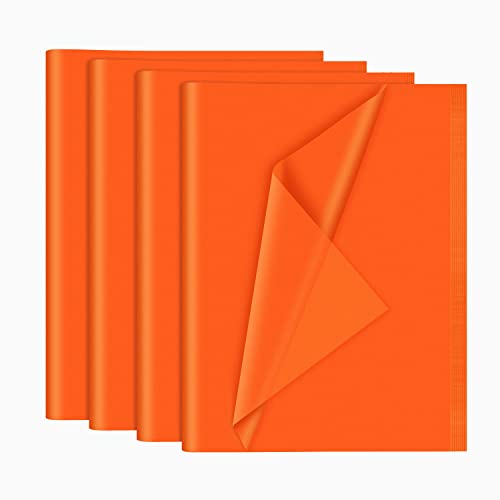 NEBURORA 120 Blatt orange Seidenpapier 35 x 50 cm orange Geschenkpapier große Menge orangefarbenes Geschenkpapier für Geschenktüten, Verpackung, Geburtstag, Herbst, Thanksgiving, Halloween Dekoration NEBURORA 120 Blatt orange Seidenpapier 35 x 50 cm orange Geschenkpapier große Menge orangefarbenes Geschenkpapier für Geschenktüten, Verpackung, Geburtstag, Herbst, Thanksgiving, Halloween Dekoration von NEBURORA