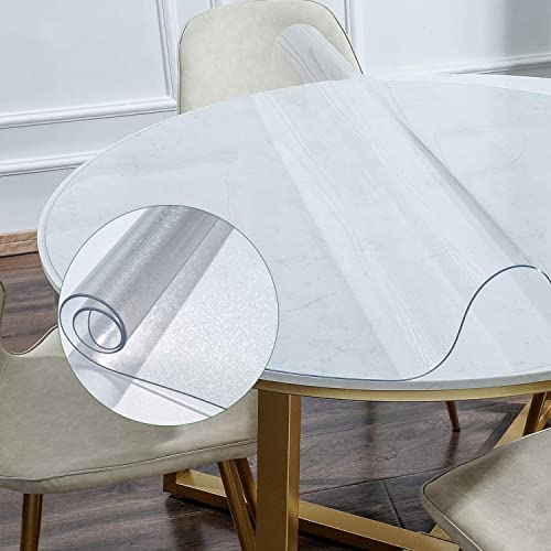 NECAUX 140 cm runder Marmor-Tischdeckenschutz, 1,5 mm dick, transparent, rutschfest, verbesserte Version, Esstisch NECAUX 140 cm runder Marmor-Tischdeckenschutz, 1,5 mm dick, transparent, rutschfest, verbesserte Version, Esstisch von NECAUX