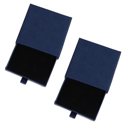 NECXON 2 Stück Blaue Schmuckschatullen, Geschenkbox für Armbänder, Armreifen, Schmuckgeschenk, ideal für Ringe, Ohrringe, Armbänder und mehr NECXON 2 Stück Blaue Schmuckschatullen, Geschenkbox für Armbänder, Armreifen, Schmuckgeschenk, ideal für Ringe, Ohrringe, Armbänder und mehr von NECXON