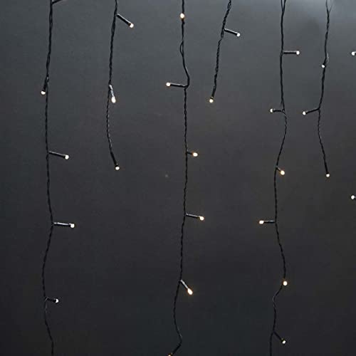 Nedis Dekorative Eiszapfenlichter | 180 LED's | Warmweiss | 5.90 m | Lichteffekte: 7 | Netzstromversorgung von NEDIS