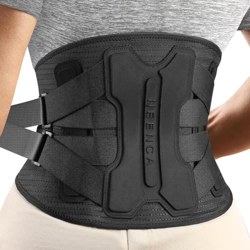 NEENCA Rückenstützgürtel für Schmerzlinderung im Taille mit bionischem Stützsystem,Rückenbandage für Frauen und Männer mit Lendenpolster,Weicher atmungsaktives 3D-Strickstoff Für Ischias, Skoliose NEENCA Rückenstützgürtel für Schmerzlinderung im Taille mit bionischem Stützsystem,Rückenbandage für Frauen und Männer mit Lendenpolster,Weicher atmungsaktives 3D-Strickstoff Für Ischias, Skoliose von NEENCA