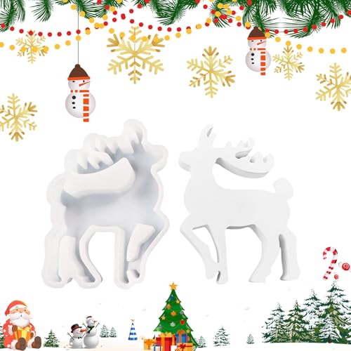 NEERIX Silikonformen Gießformen,Elch Weihnachten Silikonform,Gipsformen zum Gießen,Silikon Gießform für die Herstellung von Kerzen,ideal für Weihnachten,Halloween und Einschulungsgeschenk NEERIX Silikonformen Gießformen,Elch Weihnachten Silikonform,Gipsformen zum Gießen,Silikon Gießform für die Herstellung von Kerzen,ideal für Weihnachten,Halloween und Einschulungsgeschenk von NEERIX