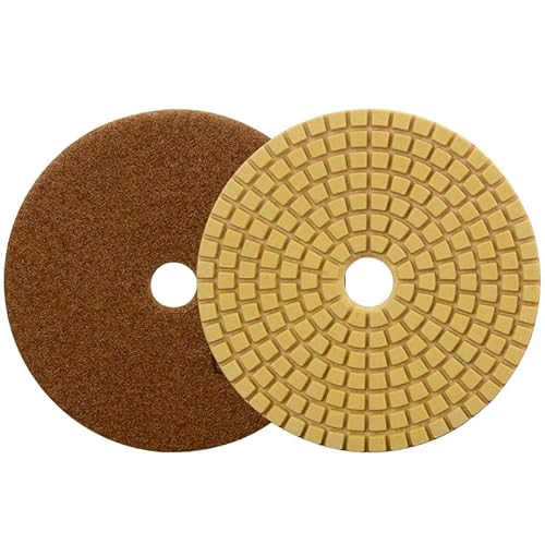 1 X 10,2 Cm Nass-Diamant-Polierpads Für Stein P30 – P10000, Grobes Schleifen Bis Feines Polieren Von Granit Und Marmor,Körnung 10000 1 X 10,2 Cm Nass-Diamant-Polierpads Für Stein P30 – P10000, Grobes Schleifen Bis Feines Polieren Von Granit Und Marmor,Körnung 10000 von NEFLUM