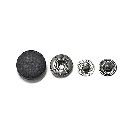 20 Stück 12/15/18/20/23mm Druckknöpfe runder Verschlussknopf für DIY-Knöpfe zum Nähen von Kleidungsstücken, Schwarz, 15mm 20 Stück 12/15/18/20/23mm Druckknöpfe runder Verschlussknopf für DIY-Knöpfe zum Nähen von Kleidungsstücken, Schwarz, 15mm von NEFLUM