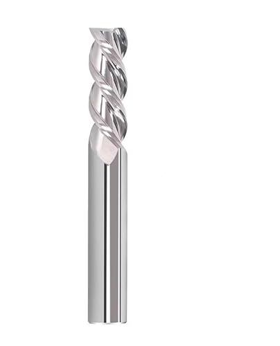 3/4-Flöten-Fräser Aus Wolframstahl Für Links- Und Rechtshänder Zum Schneiden Von Aluminium Und Stahl In Der Unteren Reihe Ohne Grate,1x3CxT4x50L von NEFLUM