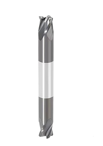 CNC-Bearbeitungszentrum HRC65 4-schneidiger Doppelschaftfräser Aus Wolframstahl Für Hochgeschwindigkeits-Maschinengravur,4R0,2xD6x50Lx5C von NEFLUM