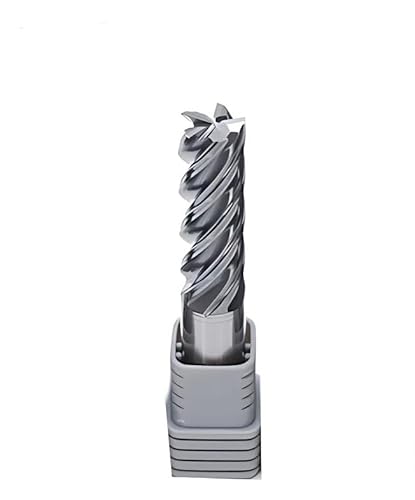 CNC-Bearbeitungszentrum Werkzeuge HRC68 5-Flöten-Härte Grober Integrierter Schaftfräser Für Schaftfräser Aus Stahlteilen,8,0x24Cx8Tx60L von NEFLUM