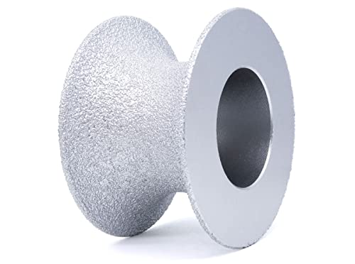 Diamant-Schleifscheibe, Vakuumgelötet, Voll-Bullnose-Diamant-Fräser, Profilierscheibe Für Stein, Granit, Kantenschleifmittel,40mm von NEFLUM