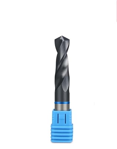 HRC55 Blue Circle Integral Alloy Bit Wolframstahl Drehbohrer Edelstahl Gerader Schaft Fried Twists Bit,10,0 Mm von NEFLUM