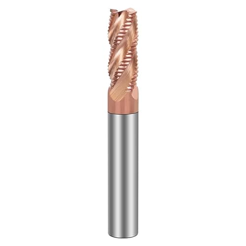 HRC55 Hartmetall-Schruppfräser, 4 Flöten, 4, 6, 8, 10, 12, 14, 16, 18, 20 Mm, CNC-Fräser, Metallschruppstahl,4,0x10x4Tx50L von NEFLUM