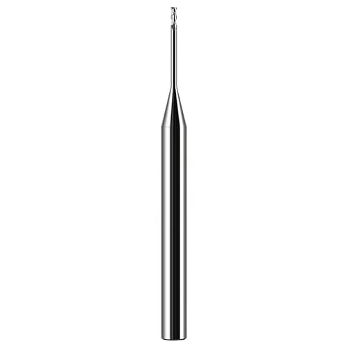 HRC58 2-Flöten-Wolframstahlkarbid-Mikrodurchmesser-Rillennut-Tiefloch-Aluminium-CNC-Maschinen-Fräswerkzeug,0,3x4Cx4Dx50L von NEFLUM