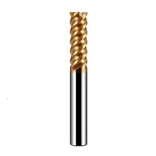 HRC75 4-Flöte Für Die Wärmebehandlung, Abschrecken Von Materialien, Fräser, Wolframstahl, Hartmetall, CNC-Schaftfräser,5,0x15x5Tx50L von NEFLUM